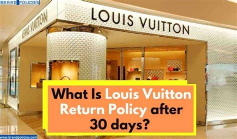 louis vuitton gift return policy|how long does return policy take.